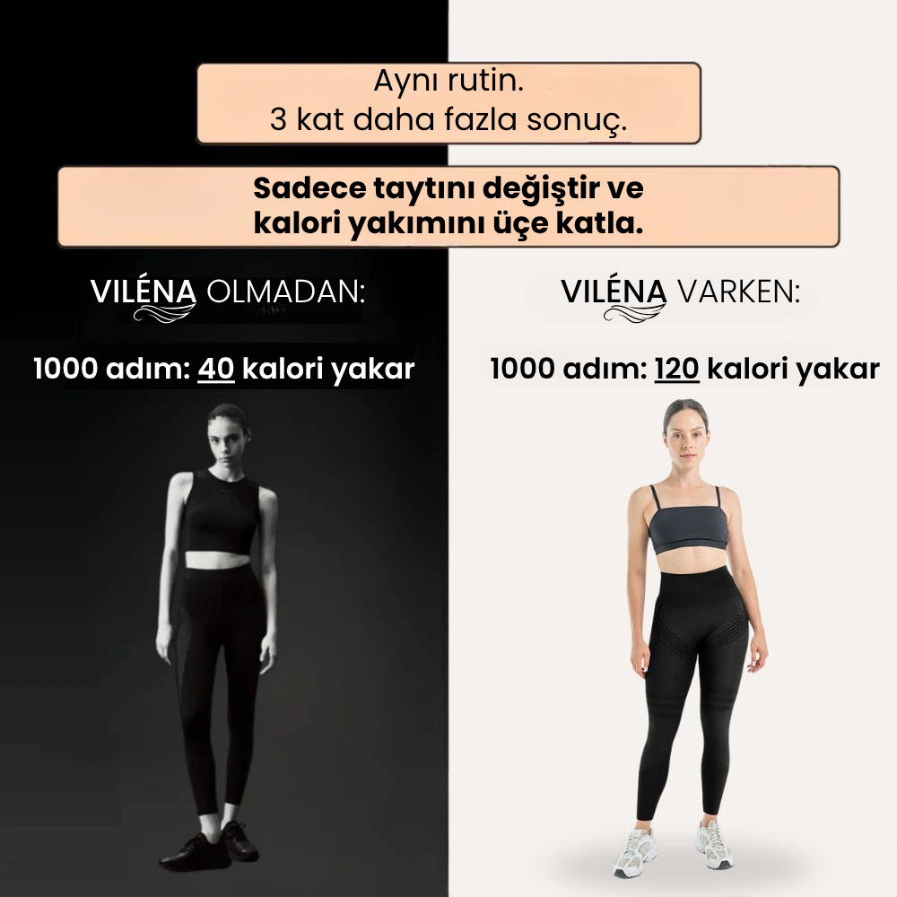 Vilèna 3D Selülit Tayt - Vücut formunu zahmetsizce yenile