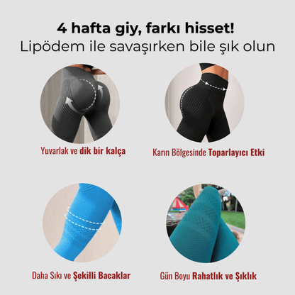 Vilèna 3D Selülit Tayt - Vücut formunu zahmetsizce yenile